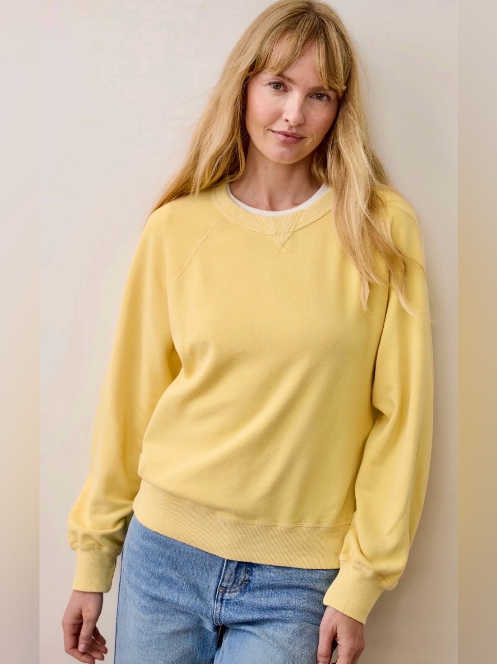 NWT Marine Layer Garment Dye Fleece Sweatshirt Women’s Size XL